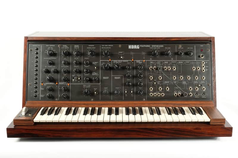 Korg PS-3100 Polyphonic Synthesizer 1977 - Wood image 1