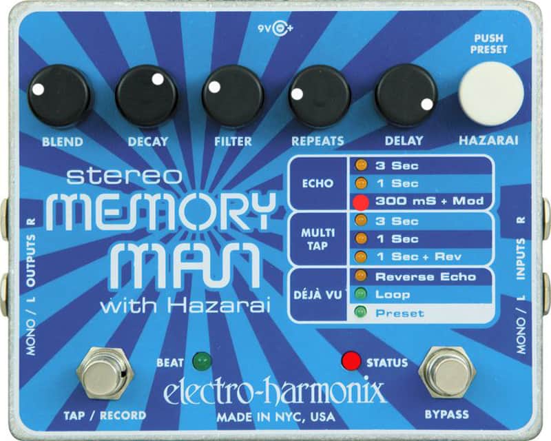 Electro-Harmonix Stereo Memory Man with Hazarai *Free Shipping in the USA* image 1