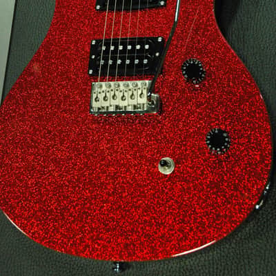 New 2011 PRS SE Orianthi Red Glitter Double-Cutaway Guitar image 2