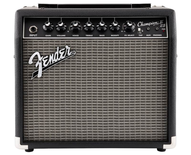 Fender Champion II 25 25W 1x12 Guitar Combo Amp Black image 1