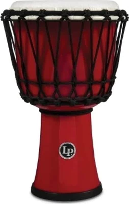 Lp 7-inch Rope Tuned Circle Djembe With Perfect-pitch Head - Red Bild 1