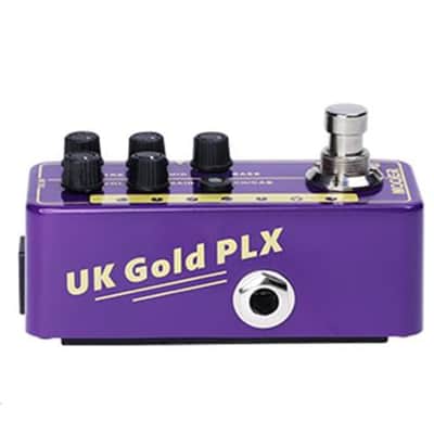 Mooer 019 UK Gold PLX Micro Preamp Guitar Effects Pedal Based on Marshall 1967 Plexi 50w image 4