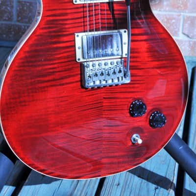 Paul Reed Smith Santana III 2001 Ruby Red with Birds image 1