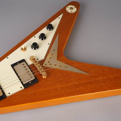 Epiphone '58 Korina Flying V - 1998 Korea - Natural w/OHSC image 14