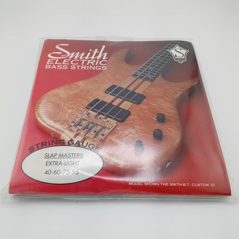 Smith Electric 4 string Bass Strings Slap Masters Extra Light 40-60-75-95 image 1