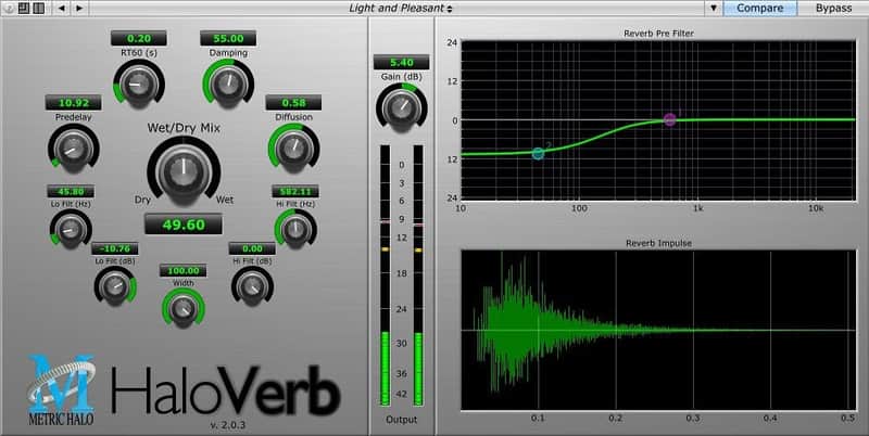Metric Halo - HaloVerb Digital Reverb Plug-In - Electronic Delivery | Atlas Pro Audio image 1