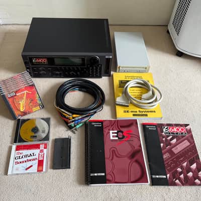 E-MU Systems E6400 Ultra Digital Sampler - 72MB Ram +20GB HDD + FACTORY EMU CD-ROM - BOXED / EXCELLENT / MINT