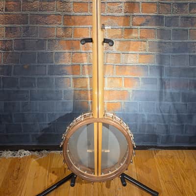 !USA! Handmade 5-String Banjo Natural Walnut w/ Superior HSC image 12