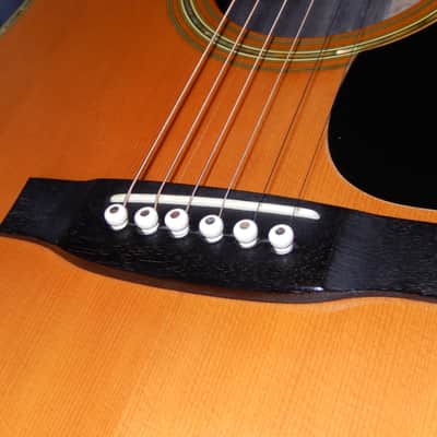 MADE IN JAPAN 1980 - CAT'S EYES CE1000D - WONDERFUL - MARTIN D41 CLASS -  ACOUSTIC GUITAR image 3