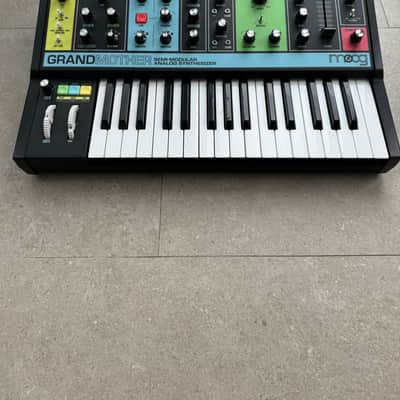 Moog Grandmother 32-Key Semi-Modular Analog Synthesizer 2018 - Present - Black / Multi-Colored Panel image 1