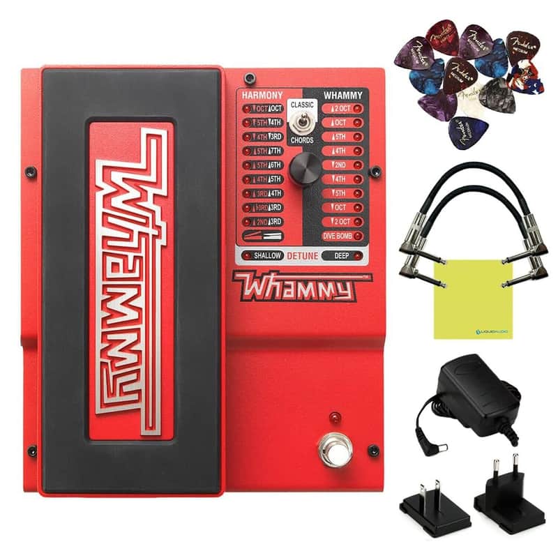 Digitech WHAMMY Whammy Pitch Bending Effects Pedal Bundle w/2x Strukture S6P4... image 1