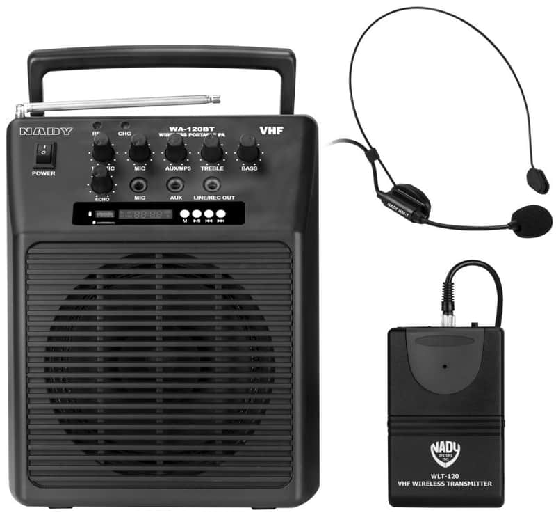 NADY Nady WA-120BT HM Wireless Portable Compact P.A Full-range Speaker System image 1