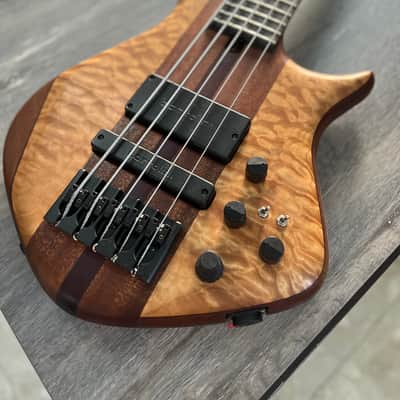 Warrior Signature 5 String Bass 2000s - Natural image 1