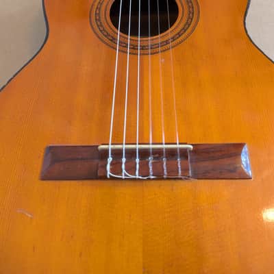 Vintage EROS Classical Spanish Acoustic Guitar made in Japan image 3