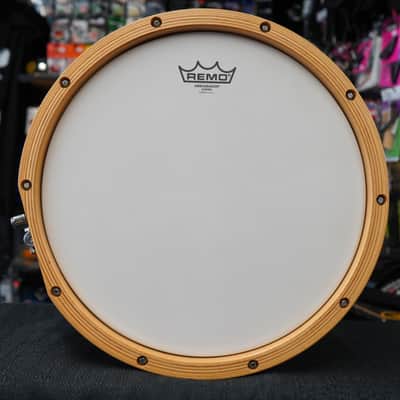 Yamaha/Japan Autog. Anton Fig Signature 6x14" Maple Snare SER.#0028- Piano Black Lqr. NOS image 6