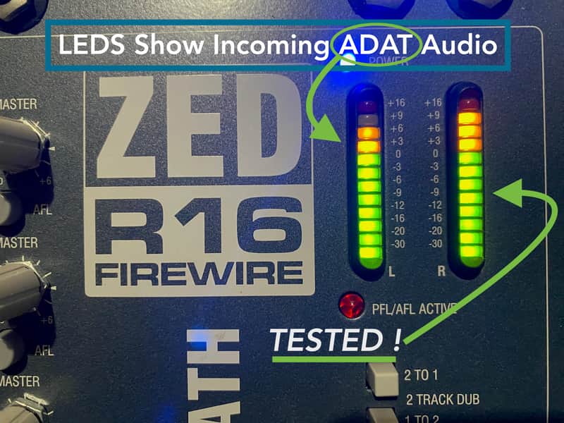 Allen & Heath ZED R16 ADAT Analog British EQ Digital/Analog Hybrid Mixer • Built-In 24-Bit 16-Channel D/A Conversion image 1