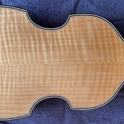 Höfner 5000/1 Deluxe Violin Bass (1994, Rare, Vintage), Blonde + Gold-Hardware + Case image 10
