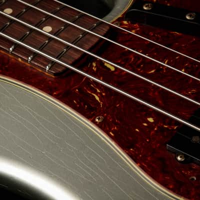 Fender Custom Shop Eddie's Exclusive 1964 Precision Bass Journeyman Relic - Inca Silver image 14
