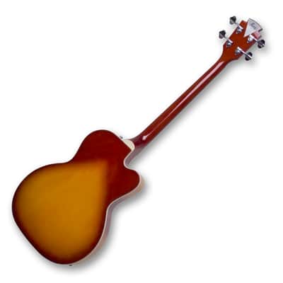 Kay Left Handed Bass K162VHS-LH  Pro Bass Electronic Bass Guitar Honey Sunburst-Just Released image 3