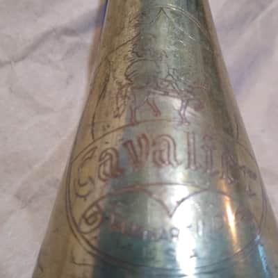 Elkhart Cavalier metal clarinet, USA, Silver-finish, Good Condition image 3