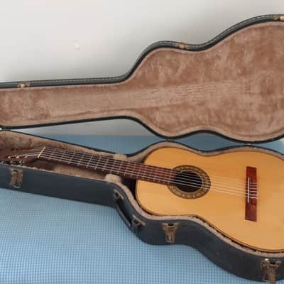 Vintage 1980-1990s Unknown Handmade Classical Acoustic Guitar Excellent Condition Lovely Shape Chunky Neck Clear Tone Finest Woods Ladder Braces WOW Original On par With Yamaha Yairi Washburn Alvarez Guild image 16