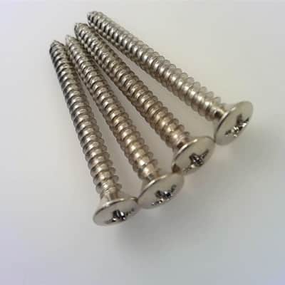 True Custom Shop® Nickel Neck Plate Mounting Screws for Fender Bass and Guitars image 1