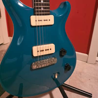 PRS McCarty Soapbar 1990 Turquoise OWNED BY MIKE WANCHIC, JOHN COUGER MELLENCAMP'S GUITARIST image 5