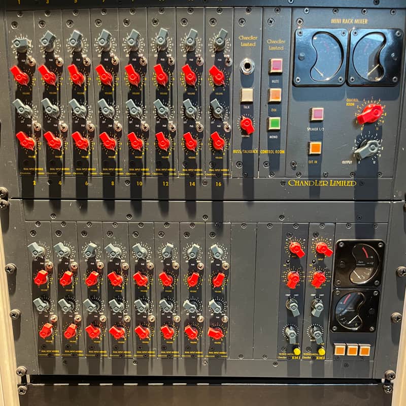 Chandler Limited Mini Rack Mixer with PSU-2 Power Supply 2010s - Blue image 1