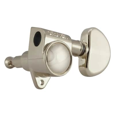 Grover Rotomatics Machine Heads 18:1 Gear Ratio 102-18 Series Machine Heads Set 3+3 Nickle image 2