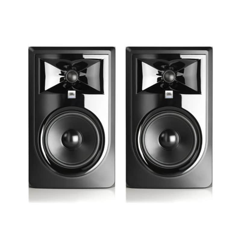 JBL 305P MKII Powered 5-Inch Two-Way Studio Monitor Bundle (Pair) image 1