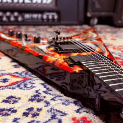 2010 B.C. Rich KKV Kerry King Signature V Generation 2 w/ Kahler Tremolo - Tribal Flame image 15