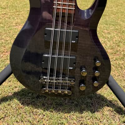 ESP LTD B-208FM 2005 - 2015 - See Thru Black image 4