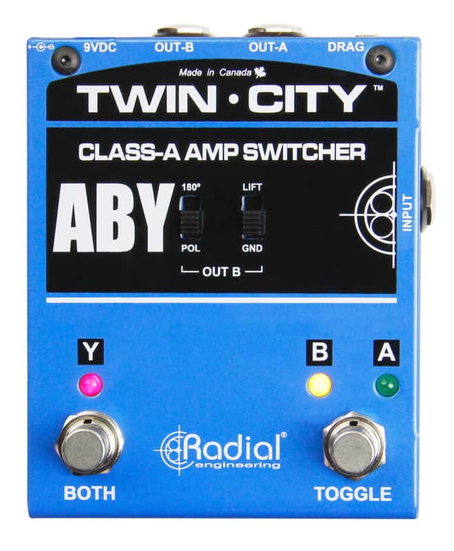 Radial Engineering Bones Twin-City ABY Amp Switcher image 1