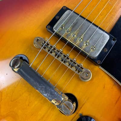 1973 Gibson Les Paul Custom Cherry Sunburst Vintage LP w Original Case Patent Sticker Humbuckers image 25