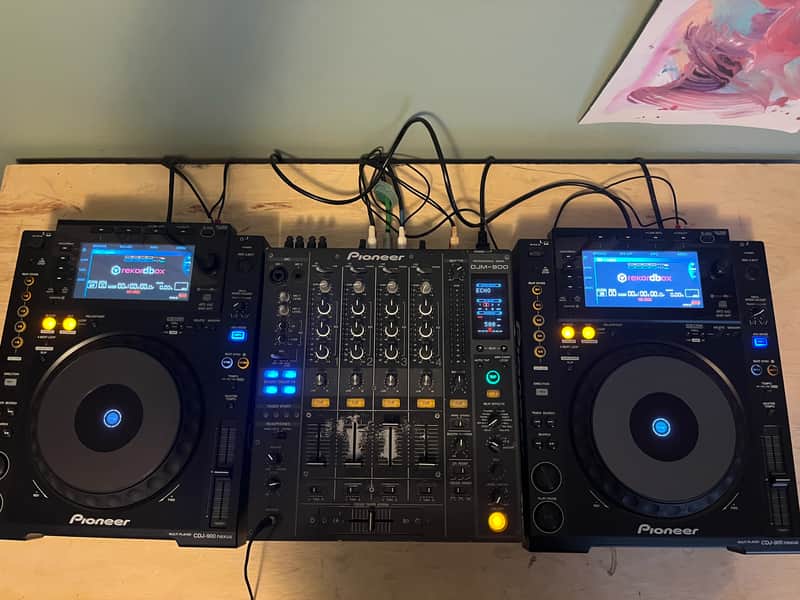Pioneer CDJ-900NXS Professional Multi Player 2010s - Black image 1