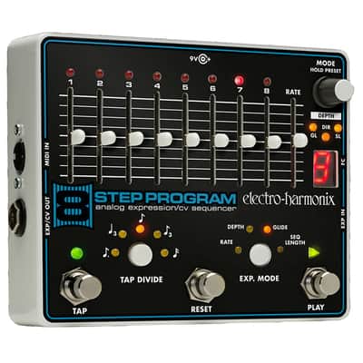 Electro-Harmonix EHX 8-Step Program Analog Expression/CV Sequencer Guitar Effects Pedal image 2