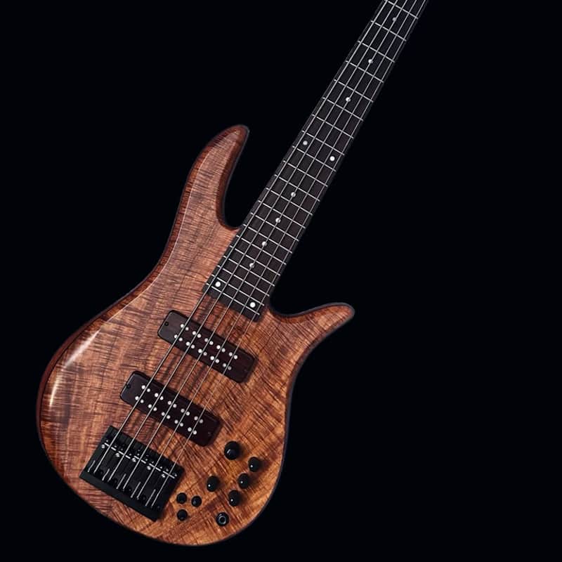 Fodera Monarch 19mm 34” scale 2012 - Koa Acrylic Satin