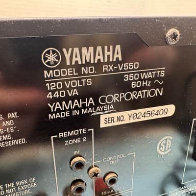 Yamaha RX-V550 7.2 Channel Receiver bundled with Remote ~ Tested Works Great image 15