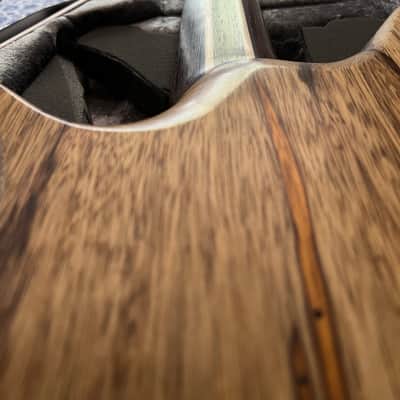 One of a kind 2018 RLG Red Layer Guitars Custom made in Amsterdam Multi-scale 27.7”-29.4” Juggernaut Baritone 8 string graphtech ghost Piezo saddles/preamp Lundgren M8 Alex Grey Inspired Inlay Hiscox Tool Djent Meshuggah image 9