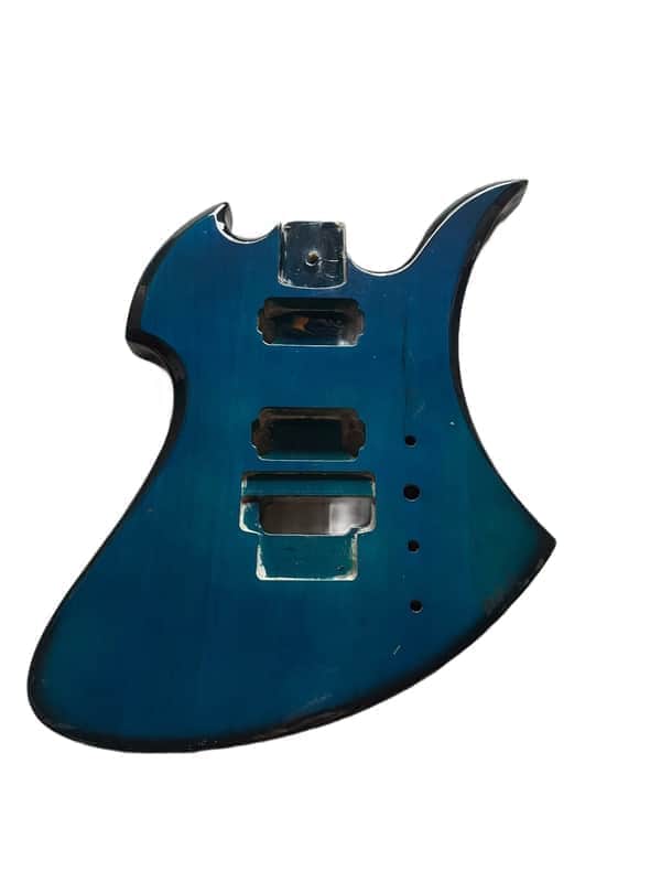 Transparent Blue Guitar Mockingbird Style Basswood Body image 1