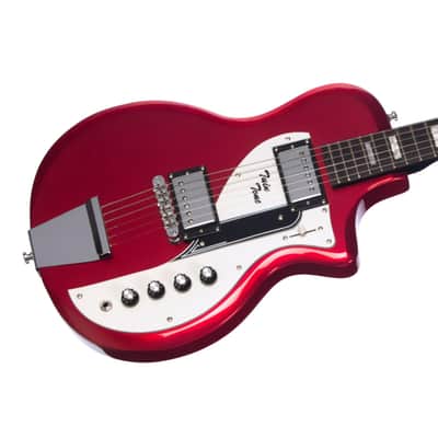 Airline Guitars Twin Tone Metallic Red image 3