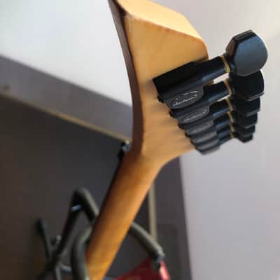 1991 MIJ Charvel SDK-080-SH, 24,75" Scale, Matching Headstock, Ash, Vintage Gig Bag image 9