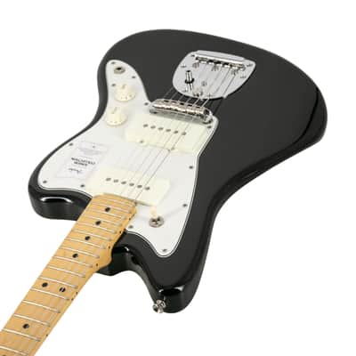 Fender Japan Junior Collection Jazzmaster Electric Guitar, Maple FB, Black, JD2201XXXX image 2