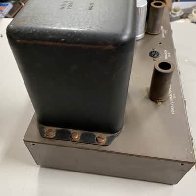 Eico HF-20 Mono Integrated Tube Amplifier with Original Tube Cage 6L6 Type Output Tube Amp image 12