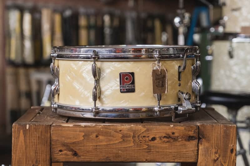 Premier 'Super-Ace' in White Marine Pearl - 5.5x14 1958 image 1
