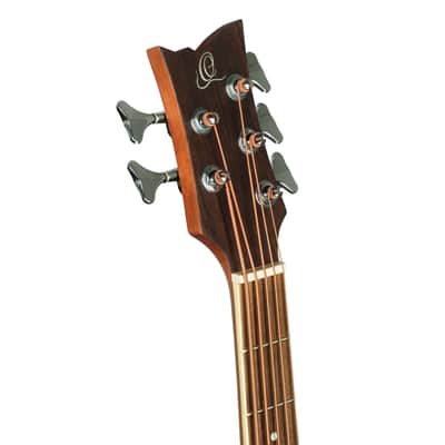 Ortega D7CE-5 - Acoustic Electric 5-String Bass Medium Scale Ortega Spruce Mahogany Cutaway image 7