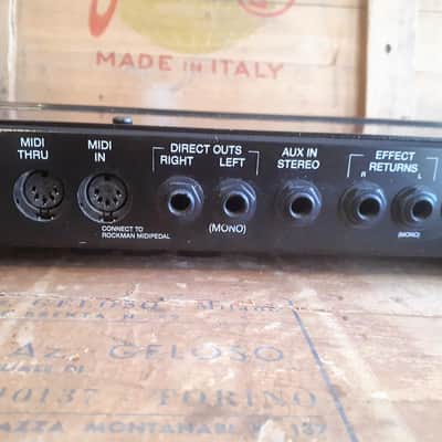 Rockman XPR Midi programmable preamp 100 presets 1989-1991 image 9