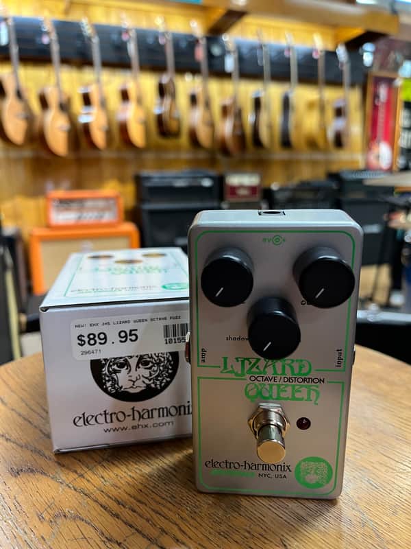Electro-Harmonix / JHS Nano Lizard Queen Octave Fuzz 2023 - Present - Silver / Green image 1