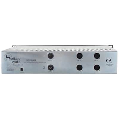 Heritage Audio HA73EQX2 Elite Series 2-Channel Microphone Preamplifier with Equalizer image 3