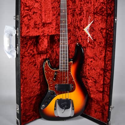 2019 Fender Custom Shop LTD '64 Journey Man Jazz Bass Sunburst Lefty w/OHSC image 1